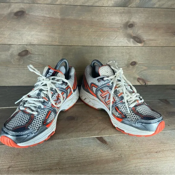 new balance 1063 womens size 7.5 shoes orange athletic Y2k running sneakers