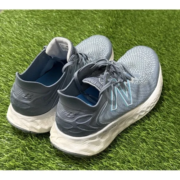 New Balance 1080 V11 Mens Size 11.5 Gray Blue Running Athletic Shoes Sneakers