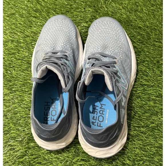 New Balance 1080 V11 Mens Size 11.5 Gray Blue Running Athletic Shoes Sneakers