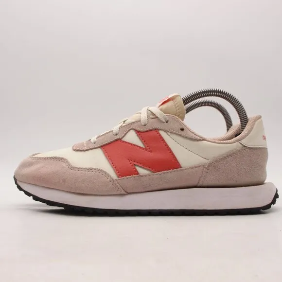 New Balance 237 Men's Size 7 Athletic Sneakers White Pink Casual Shoes GS237PK1
