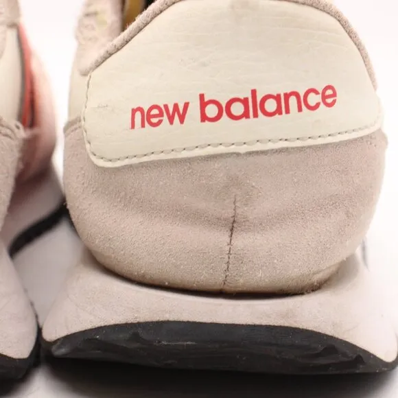 New Balance 237 Men's Size 7 Athletic Sneakers White Pink Casual Shoes GS237PK1