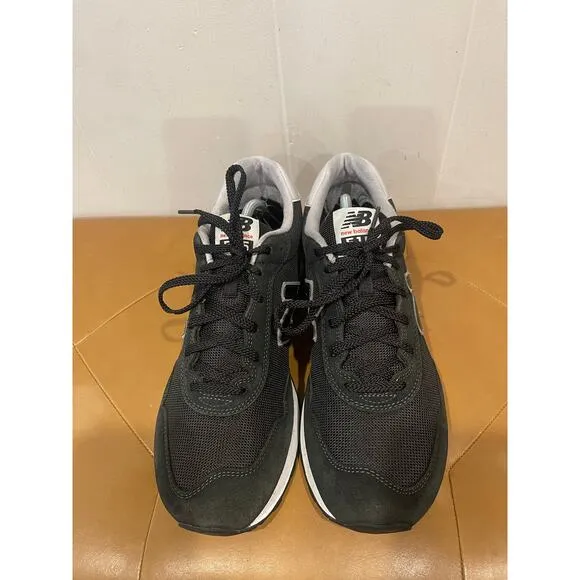 New Balance 515 V3 Mens Size 12 Black Gray Suede Casual Athletic Shoes Sneakers