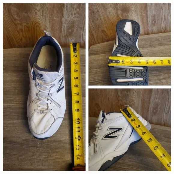 New Balance 608v4 Athletic Shoes Mens Size 10.5 4E White Navy