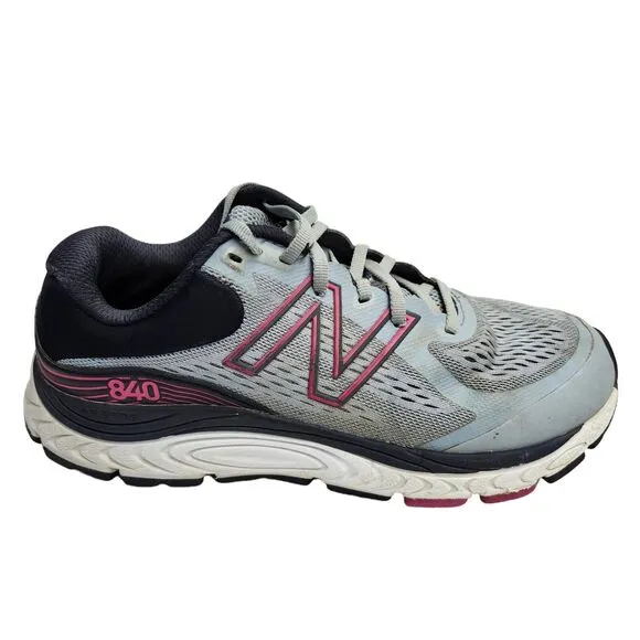 New Balance 840v5 Athletic Shoes Womens 8.5 Cyclone Magenta Pop Running Shoes