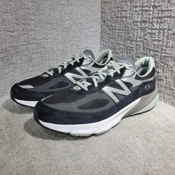 New Balance 990 Men's Size 14D US Black Lace Up Running Athletic Shoes M990BK6