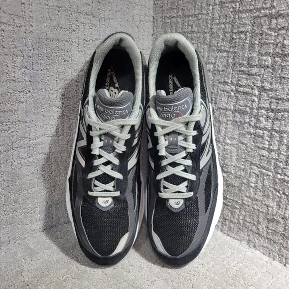 New Balance 990 Men's Size 14D US Black Lace Up Running Athletic Shoes M990BK6