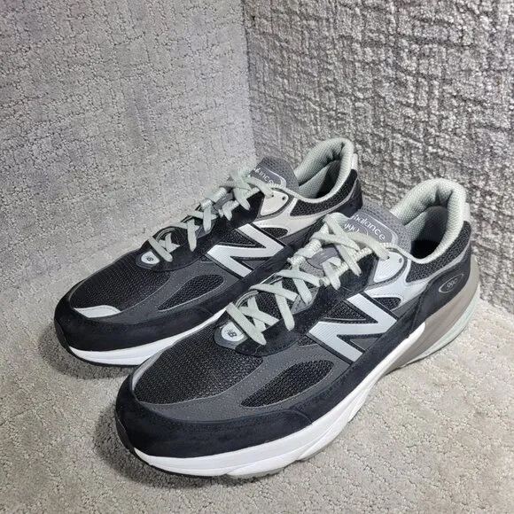 New Balance 990 Men's Size 14D US Black Lace Up Running Athletic Shoes M990BK6