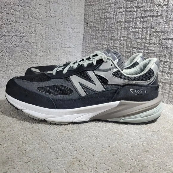 New Balance 990 Men's Size 14D US Black Lace Up Running Athletic Shoes M990BK6