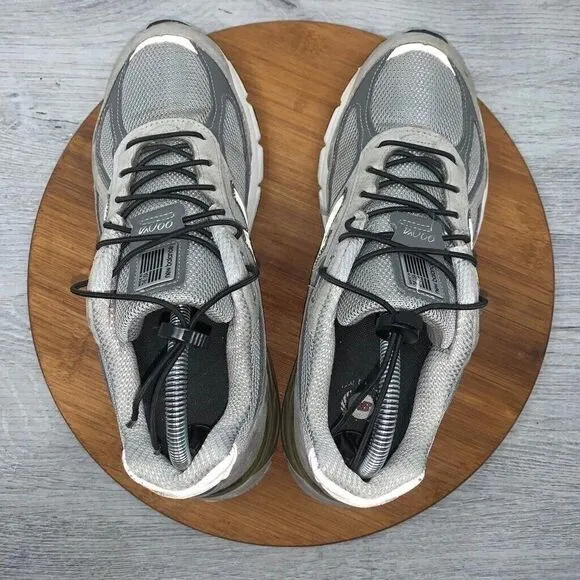 New Balance 990v4 Men’s Size 8 USA Womens 9.5 Grey White M990GL4 Silver Shoes
