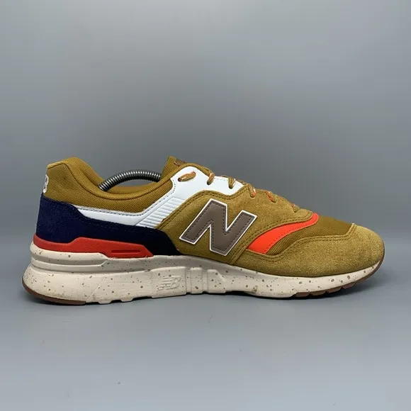 New Balance 997H Pigment Sulfer Yellow Running Shoes CM997HLL Men's Sz 12D