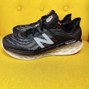 NEW BALANCE Fresh Foam More V2 Running Black White Sneakers Women's Shoe Size 10