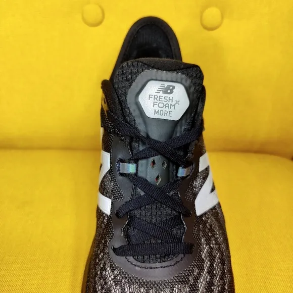 NEW BALANCE Fresh Foam More V2 Running Black White Sneakers Women's Shoe Size 10
