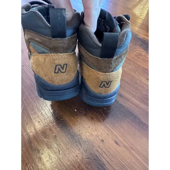 New Balance Little Boys lHigh Top Hiking Boots Brown Size 11.5 Wide Vintage
