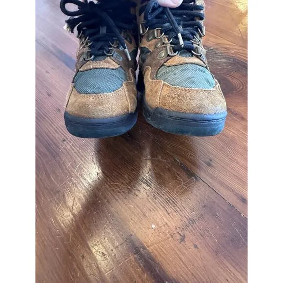 New Balance Little Boys lHigh Top Hiking Boots Brown Size 11.5 Wide Vintage
