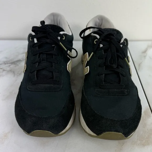 New Balance Men's 501 Casual Suede Athletic Sneakers Shoes, Black &amp; Tan, Sz 14
