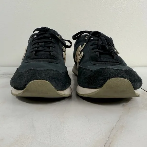 New Balance Men's 501 Casual Suede Athletic Sneakers Shoes, Black &amp; Tan, Sz 14