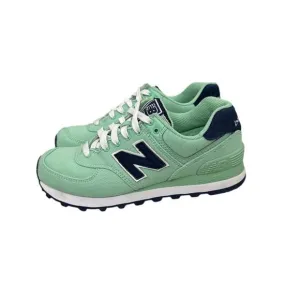New Balance Shoes 574 'Pistachio' Green Navy Sneakers Size Women's 6