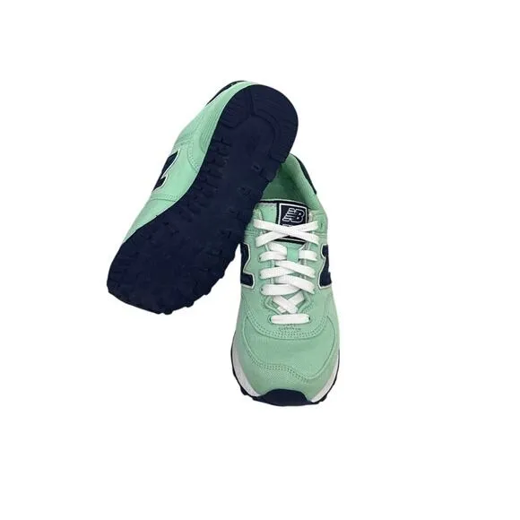 New Balance Shoes 574 'Pistachio' Green Navy Sneakers Size Women's 6