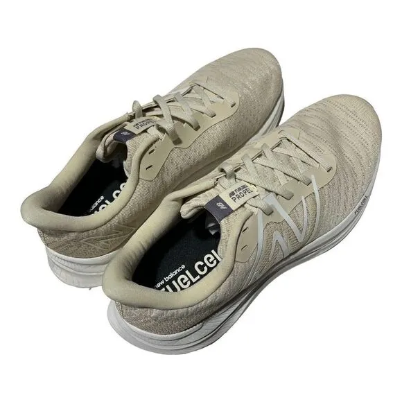 New Balance Sneakers Women Sz 9 D Wide FuellCell Propel Beige Running Shoes