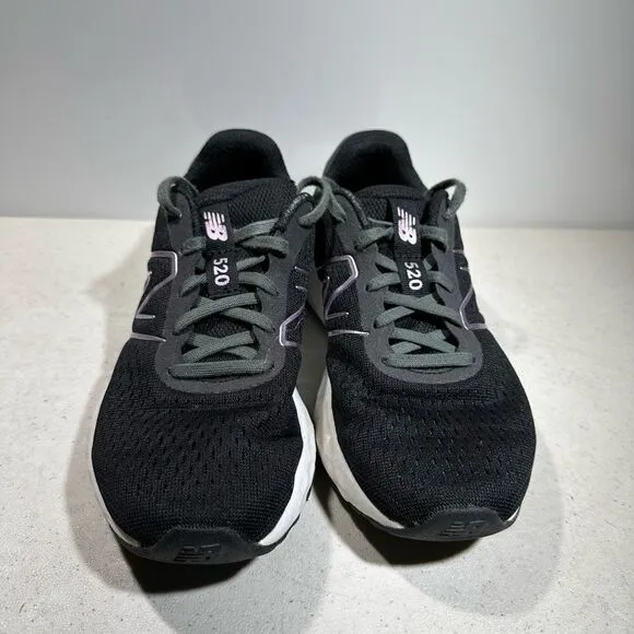 New Balance Unisex FF 520 V8 W520LB8 Black Running Shoes Sneakers Sz M 5.5 W7