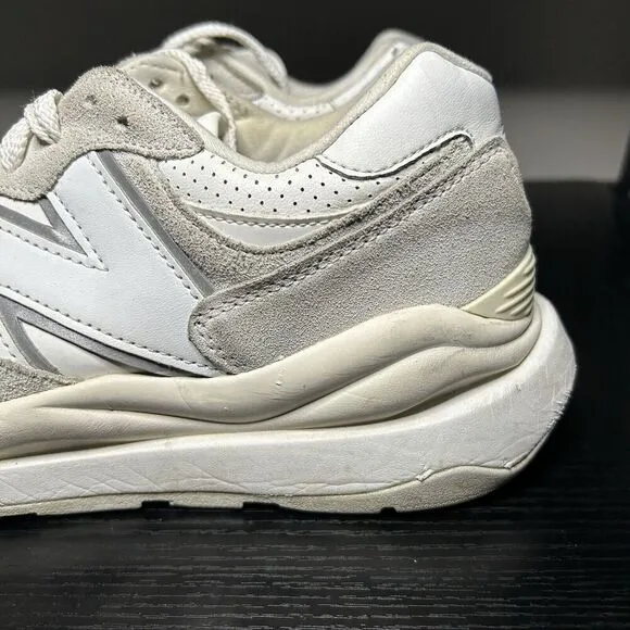 New Balance 57/40 Sneakers Mens Size 10 D White Gray Shoes
