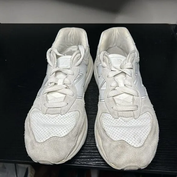 New Balance 57/40 Sneakers Mens Size 10 D White Gray Shoes
