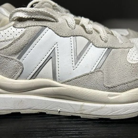 New Balance 57/40 Sneakers Mens Size 10 D White Gray Shoes