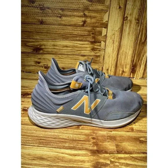 NEW BALANCE ROAV Fresh Foam Gray Running Athletic Shoes MROAVBG Men's Size 17 D