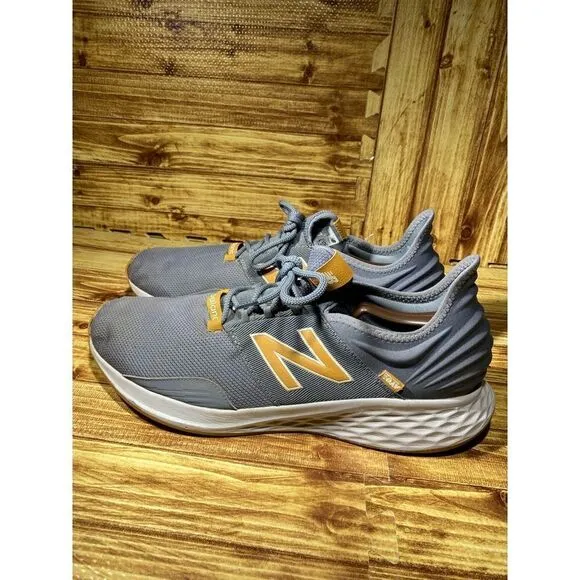 NEW BALANCE ROAV Fresh Foam Gray Running Athletic Shoes MROAVBG Men's Size 17 D