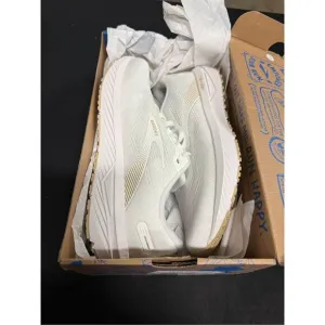 New Brooks Revel 6 White Khaki Running Shoes Sneakers 9