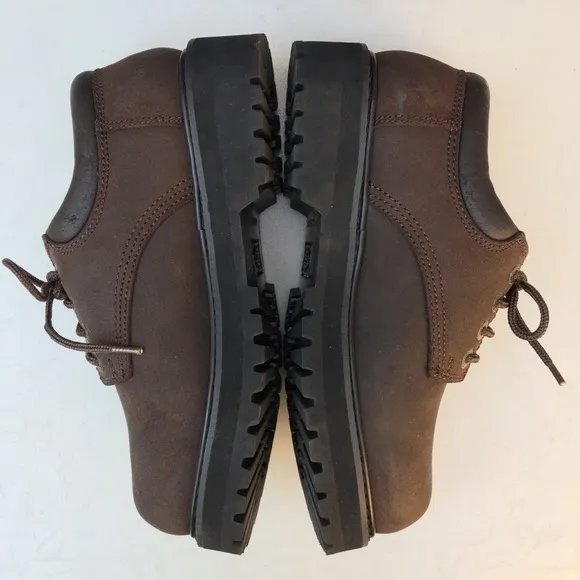 NEW DICKIES Composite Toe Lace Up Work Shoes Brown Size 10