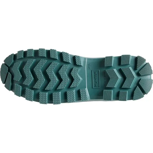 NEW  Hunter‎ City Explorer Short Rain Boots  Waterproof  Black/Teal women (252)