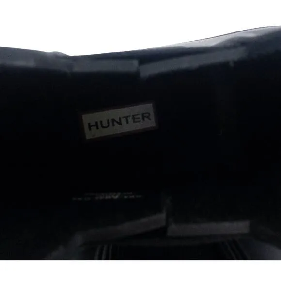 New Hunter Original Waterproof Chelsea Rain Boots Black Women's 6
