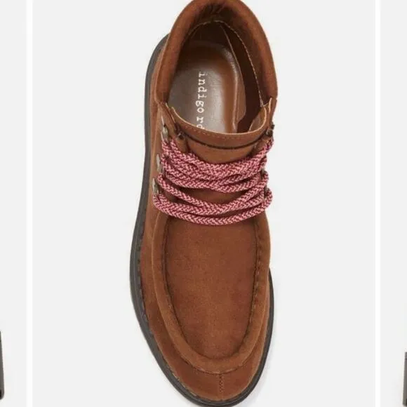 New Indigo Rd. Windsor 2 Brown WALLABEES hiking Boots high top sneaker suede 8.5