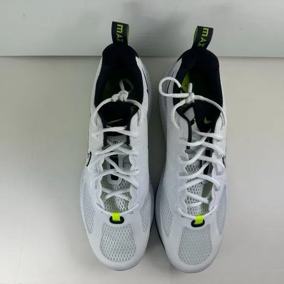New Men's Nike DB0249 100 Air Max Genome Running Shoes Sneaker Sz 12, 13 White
