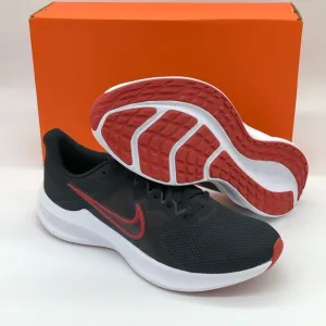 New Men’s Nike Downshifter 11 Running Shoes Black/Red/White with box CW3411-005