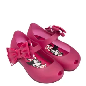 NEW MINI MELISSA kids ultragirl minnie ii bow sandals in pink