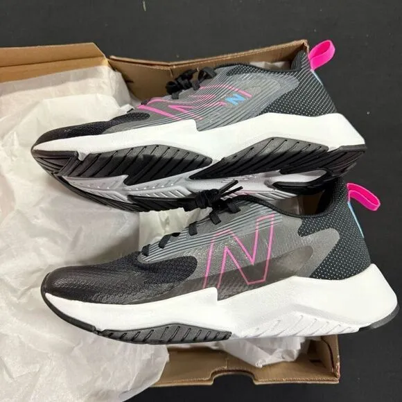 New New Balance Rave Run V2 Black Pink Running Shoes Sneakers 6.5