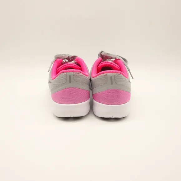 NEW NIKE Free RN Flyknit Gray Pink Running Shoes