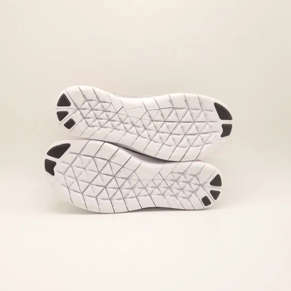 NEW NIKE Free RN Flyknit Gray Pink Running Shoes