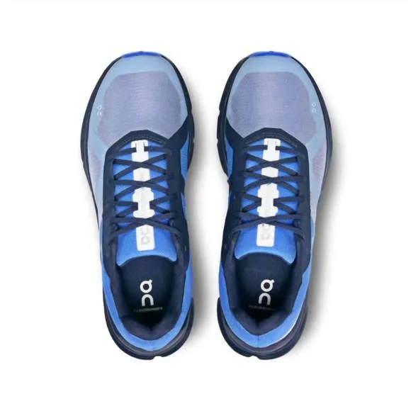 NEW ON RUNNING men's cloudrunner running shoes in shale/cobalt