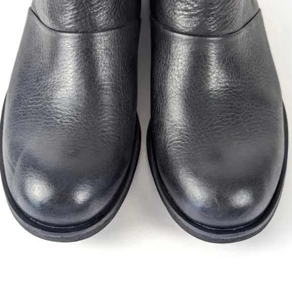 NEW Sofft Bellis Black Leather Ankle Waterproof Boots Size 7.5
