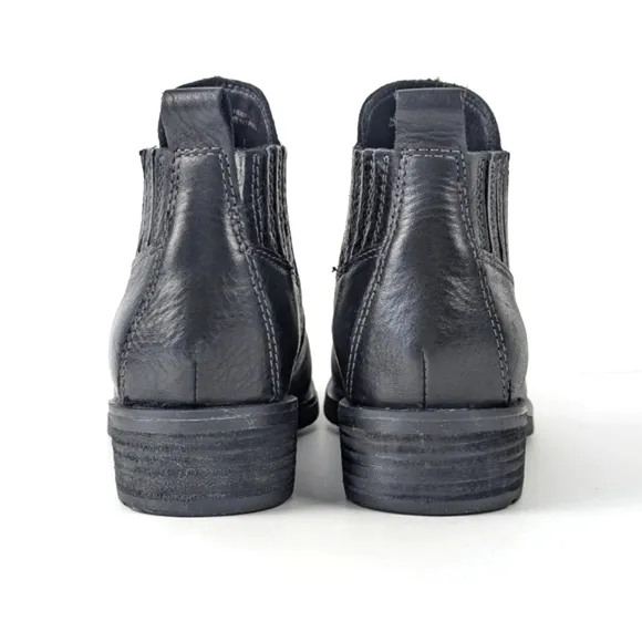 NEW Sofft Bellis Black Leather Ankle Waterproof Boots Size 7.5
