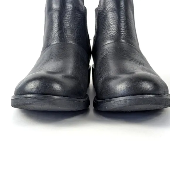 NEW Sofft Bellis Black Leather Ankle Waterproof Boots Size 7.5