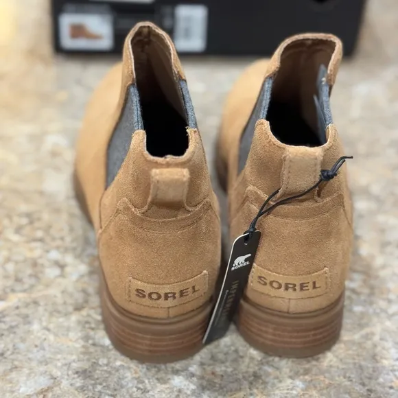 New Sorel Emelie Waterproof Chelsea Boots