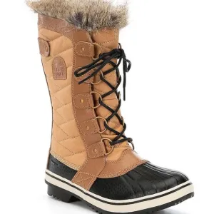 NEW Sorel Tofino II High Waterproof Faux Fur Winter Boots in Tan/Black. Size 7.5