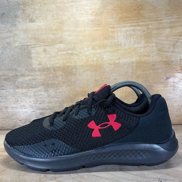 NEW Under Armour Charged Pursuit 3 Womens Sz 9.5 Extra Wide Running Shoes Black
