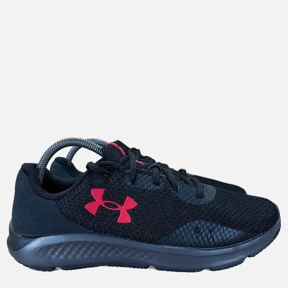 NEW Under Armour Charged Pursuit 3 Womens Sz 9.5 Extra Wide Running Shoes Black