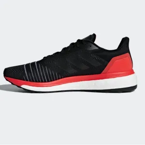 NIB/NWT Adidas Men’s Solar Drive Boost running shoes black/red size 11.5