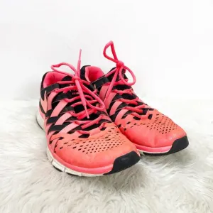 Nike 10.5 Mens Free Trainer 5.0 Black Atomic Red Running Shoes